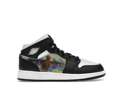 Jordan 1 Mid Hologram (GS) - authentic Jordan sneakers