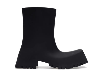 Balenciaga Trooper Rubber Boot Black