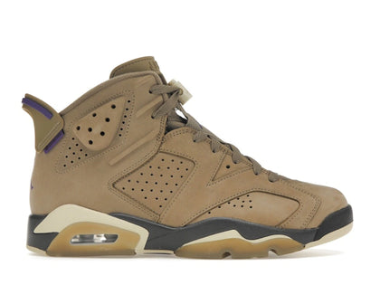 Jordan 6 Retro Gore-Tex Brown Kelp (Women's) - authentic Jordan sneakers