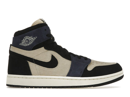 Jordan 1 High Zoom Air CMFT 2 Muslin Blackened Blue - authentic Jordan sneakers