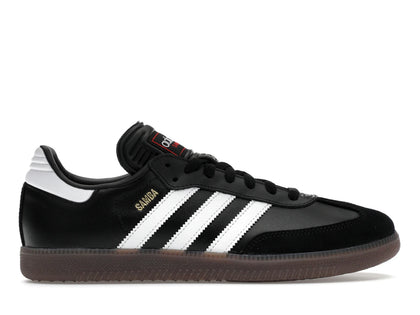 adidas Samba Indoor Core Black Cloud White Vivid Red - authentic adidas sneakers