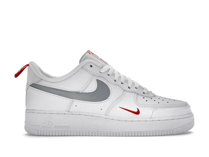 Nike Air Force 1 Low Reflective Swoosh White University Red - authentic Nike sneakers