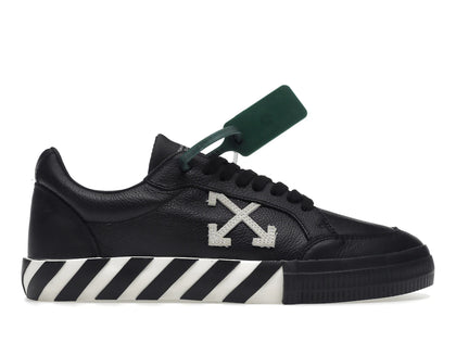 OFF-WHITE Vulc Low Leather Black White SS22 - authentic OFF-WHITE sneakers
