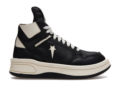 Converse TURBOWPN Mid Rick Owens DRKSHDW Black Cloud Cream - authentic Converse sneakers