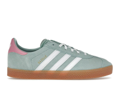 adidas Gazelle Hazy Green Bliss Pink (GS) - authentic adidas sneakers