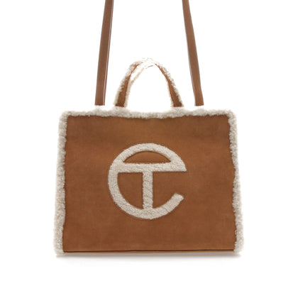 Telfar x UGG Shopping Bag Medium Chestnut - authentic Telfar product