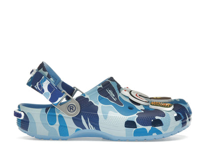 Crocs Classic Clog A Bathing Ape ABC Camo Blue - authentic Crocs sneakers
