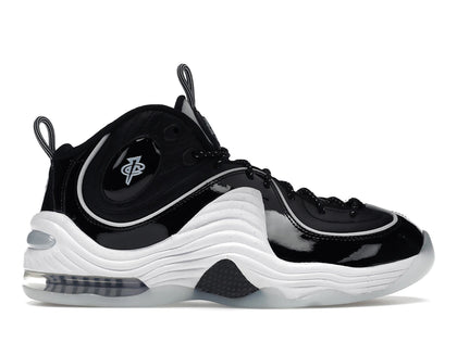 Nike Air Penny 2 Black Patent Football Grey - authentic Nike sneakers
