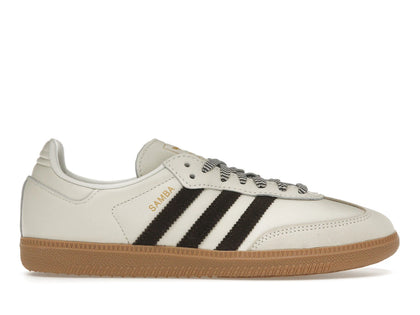 adidas Samba OG Off White Dark Brown (Women's) - authentic adidas sneakers