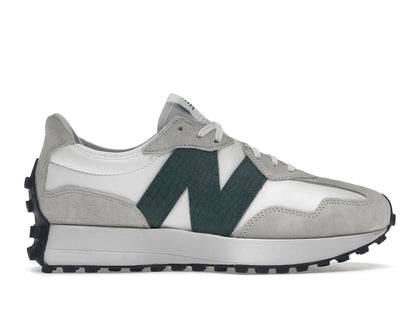 New Balance 327 White Nightwatch Green (Women's) - authentic New Balance sneakers