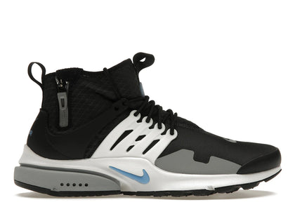 Nike Air Presto Mid Utility Antracite Summit White Particle Grey University Blue - authentic Nike sneakers