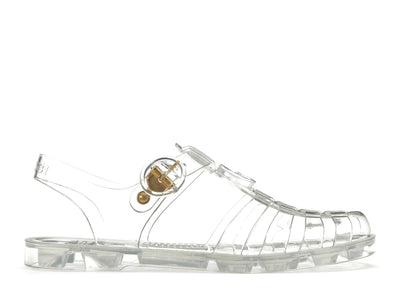 Gucci GG Fisherman Sandal White Clear (Women's)