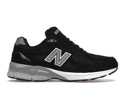 New Balance 990v3 MiUSA Black White - authentic New Balance sneakers