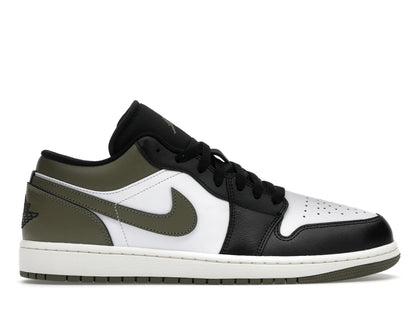 Jordan 1 Low Black Toe Medium Olive - authentic Jordan sneakers