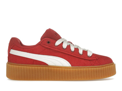 Puma Creeper Phatty Rihanna Fenty Corduroy Red - authentic Puma sneakers