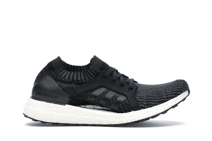 adidas Ultra Boost X Black Dark Grey Heather-Onix (Women's) - authentic adidas sneakers