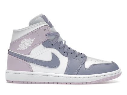 Jordan 1 Mid Indigo Haze Doll White (Women's) - authentic Jordan sneakers