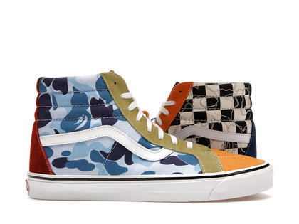 Vans Sk8-Hi DX Bape Multi Camo - authentic Vans sneakers