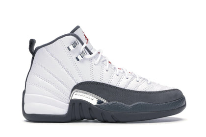 Jordan 12 Retro White Dark Grey (GS) - authentic Jordan sneakers