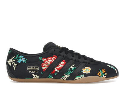 adidas Tokyo Black Floral Embroidery (Women's) - authentic adidas sneakers