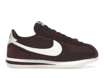 Nike Cortez Textile Burgundy Crush Sail (Women's) - authentic Nike sneakers