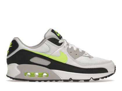 Nike Air Max 90 White Hot Lime - authentic Nike sneakers