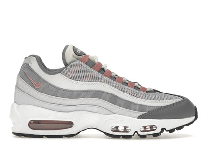 Nike Air Max 95 Vast Grey Red Stardust - authentic Nike sneakers