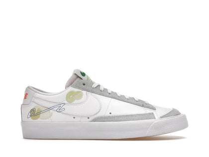Nike Blazer Low 77 Flyleather Mayumi Yamase White - authentic Nike sneakers