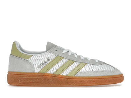 adidas Handball Spezial White Powder Yellow (Women's) - authentic adidas sneakers