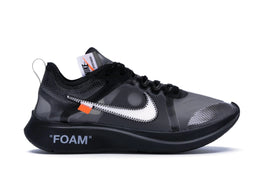 Nike Zoom Fly Off-White Black Silver - authentic Nike sneakers
