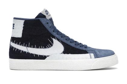Nike SB Zoom Blazer Mid Sashiko Mystic Navy - authentic Nike sneakers