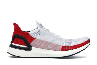 adidas Ultra Boost 19 White Scarlet