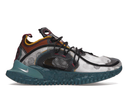 Nike Flow 2020 ISPA Black Turquoise Gold - authentic Nike sneakers
