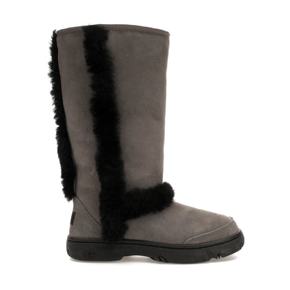 UGG Sunburst Tall Boot Grey Black (Women's) - authentic UGG sneakers