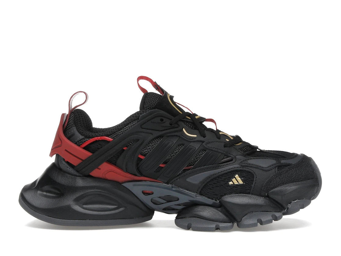 adidas XLG Runner Deluxe Schwarz Gold Metallic Rot