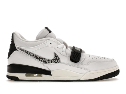 Jordan Legacy 312 Low White Black Elephant Swoosh - authentic Jordan sneakers