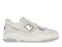 New Balance 550 White Perforated Leather Black