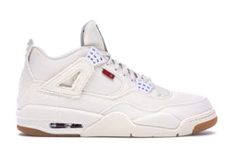Jordan 4 Retro Levi's White (Blank Tag) - authentic Jordan sneakers