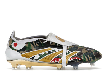 adidas Predator Elite Foldover Tongue FG Bape Green Camo - authentic adidas sneakers