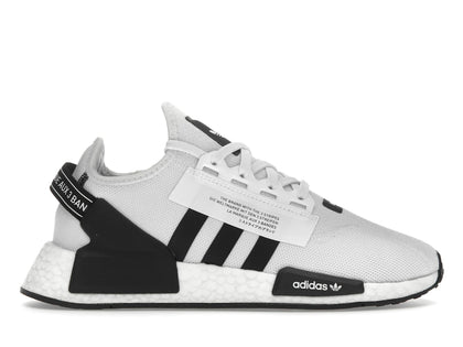 adidas NMD R1 V2 White Black Stripes - authentic adidas sneakers