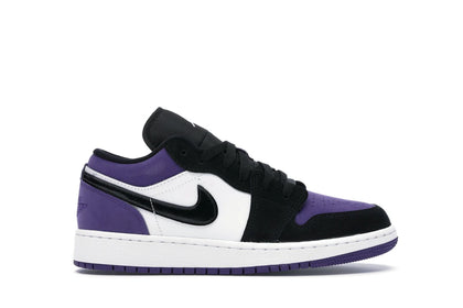 Jordan 1 Low Court Purple (GS) - authentic Jordan sneakers