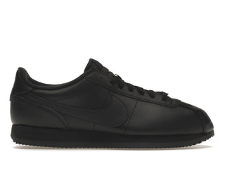Nike Cortez Basic Leather Triple Black - authentic Nike sneakers
