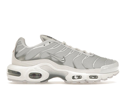 Nike Air Max Plus White Metallic Silver (Women's) - authentic Nike sneakers