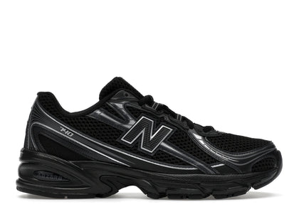 New Balance 740 Black Silver Metallic (GS) - authentic New Balance sneakers