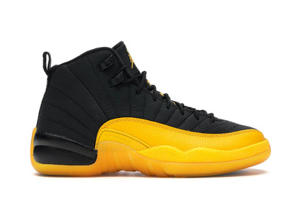 Jordan 12 Retro Black University Gold (GS) - authentic Jordan sneakers