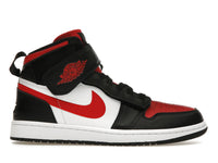 Jordan 1 High FlyEase Schwarz Weiß Feuerrot