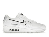 Nike Air Max 90 White Black Outlined Swoosh