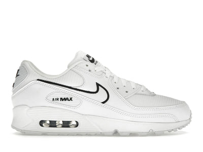 Nike Air Max 90 White Black Outlined Swoosh