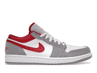Jordan 1 Low SE Light Smoke Gray Gym Red