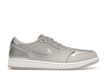 Jordan 1 Low OG Metallic Silver - authentic Jordan sneakers